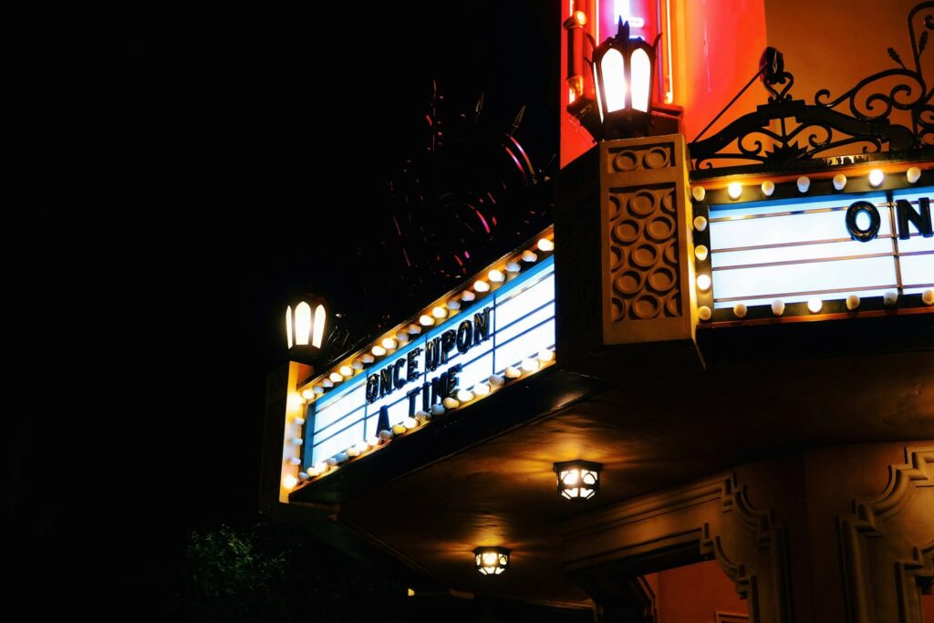movie theater marquee the dcp works